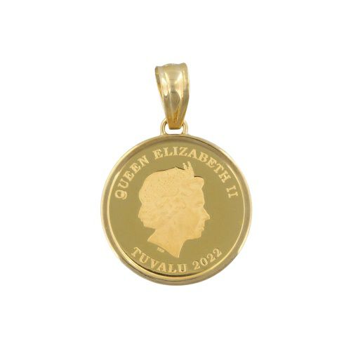 ペンダントトップ ホース 1/5oz K18/K24 コイン