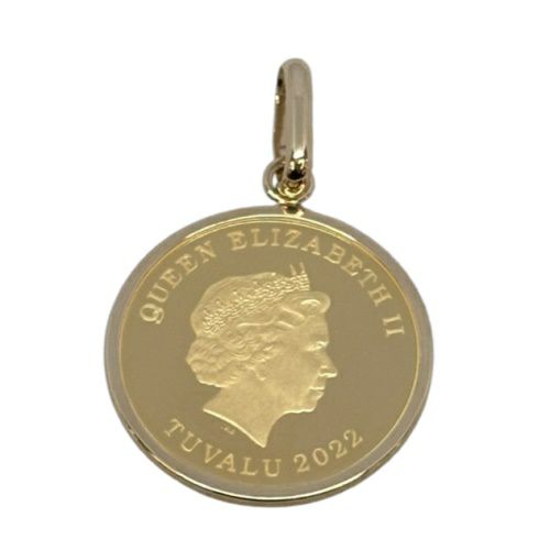 ペンダントトップ ホース 1/5oz K18/K24 コイン