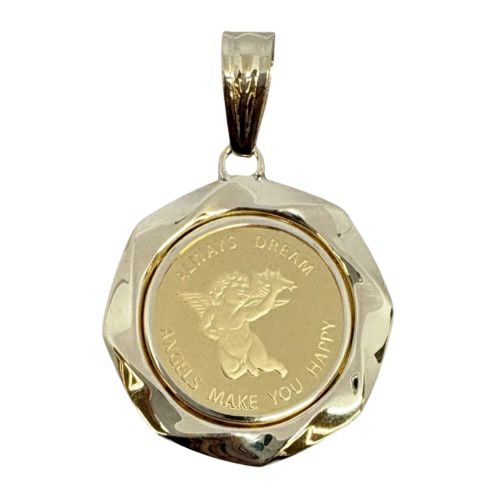 ペンダントトップ Ｐテンシ 2.5g K18/K24 コイン