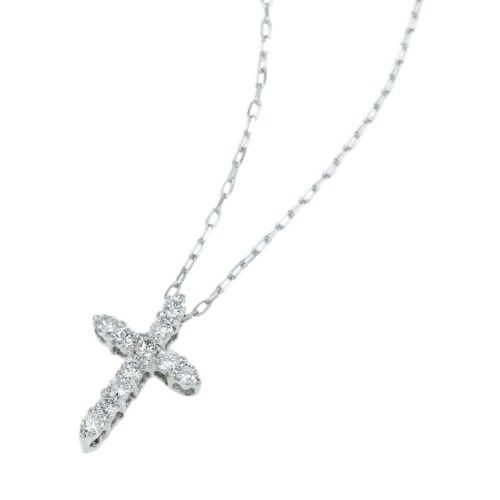 ネックレス プラチナ ダイヤモンド 0.10ct 40cm