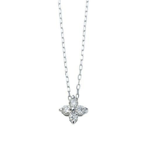 ネックレス プラチナ ダイヤモンド 0.10ct 40cm
