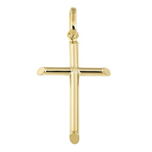ペンダントトップ クロス K18YG