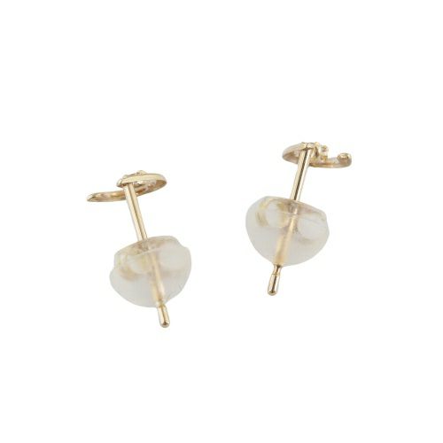 ピアス K10YG ダイヤモンド 0.02ct
