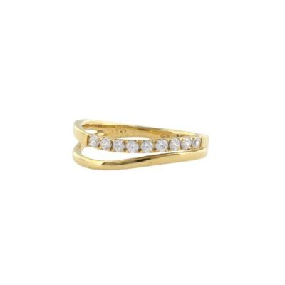 リング MONPOTE MON10455YG SV925 YGメッキ CZ 13号 | GINZA