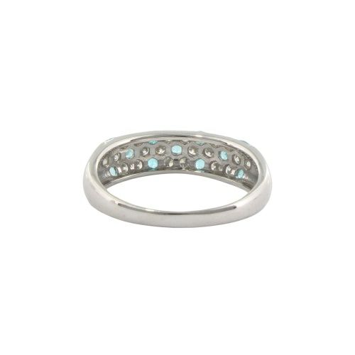 リング プラチナ パライバトルマリン 0.22ct 12号
