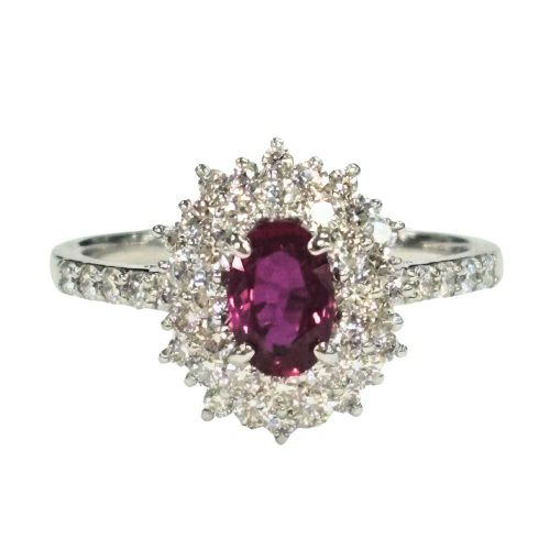 リング プラチナ ルビー 0.60ctup 12号