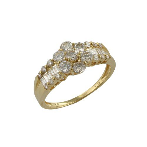 リング K18YG ダイヤモンド 1.00ct