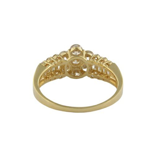 リング K18YG ダイヤモンド 1.00ct