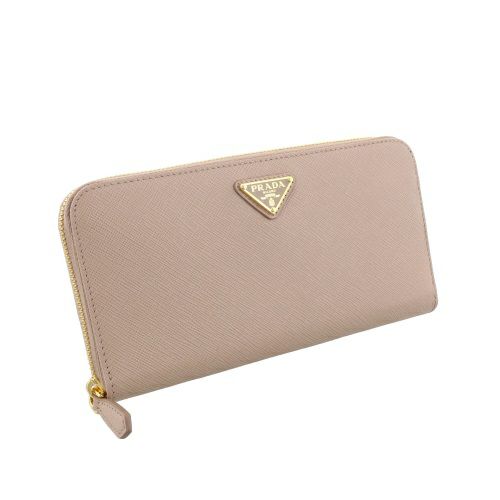 プラダ 長財布 レディース SAFFIANO TRIANGOLO ベージュ PRADA 1ML506 QHH F0236 CIPRIA