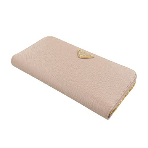 プラダ 長財布 レディース SAFFIANO TRIANGOLO ベージュ PRADA 1ML506 QHH F0236 CIPRIA