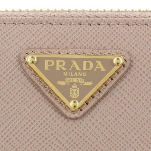 プラダ 長財布 レディース SAFFIANO TRIANGOLO ベージュ PRADA 1ML506 QHH F0236 CIPRIA