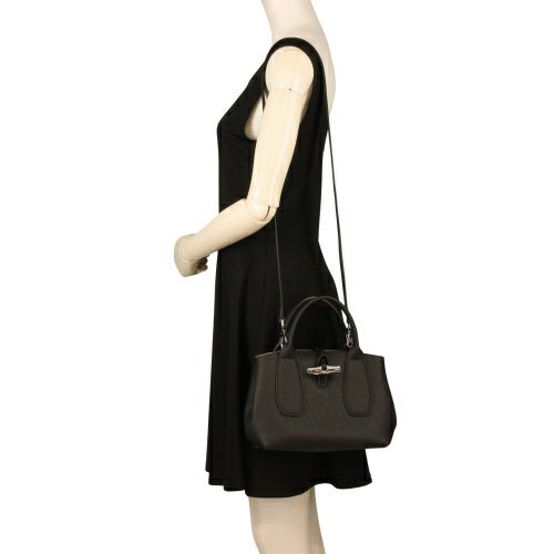 ロンシャン ハンドバッグ レディース ROSEAU S ロゾ ブラック LONGCHAMP 10095 HPN 001 BLACK