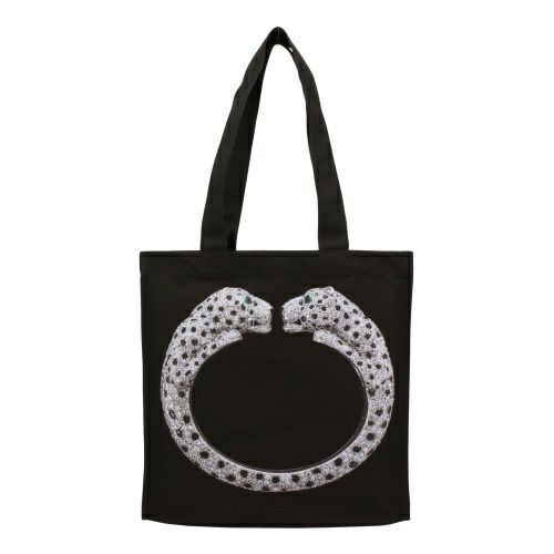 カルティエ トートバッグ レディース ブラック CARTIER 170069 PANTHER BANGLE