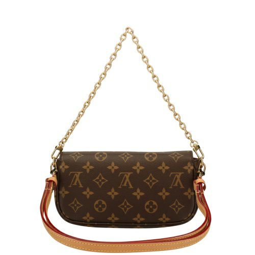 ルイヴィトン ショルダーバッグ モノグラム ウォレット オン チェーン・アイビー ブラウン LOUIS VUITTON M81911