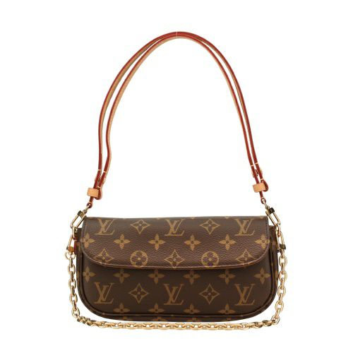 ルイヴィトン ショルダーバッグ モノグラム ウォレット オン チェーン・アイビー ブラウン LOUIS VUITTON M81911