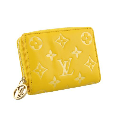 ルイヴィトン 二つ折り財布 モノグラム ポルトフォイユ・ルー イエロー LOUIS VUITTON M13792 ギンコイエロー