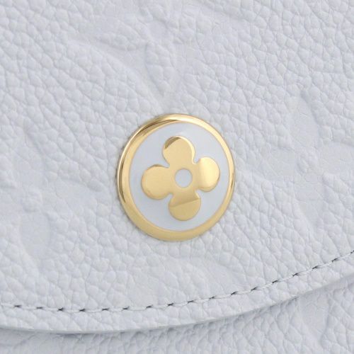 ルイヴィトン 二つ折り財布 モノグラム アンプラント ポルトモネ・ロザリ ブルー LOUIS VUITTON M14505 アズールブルー