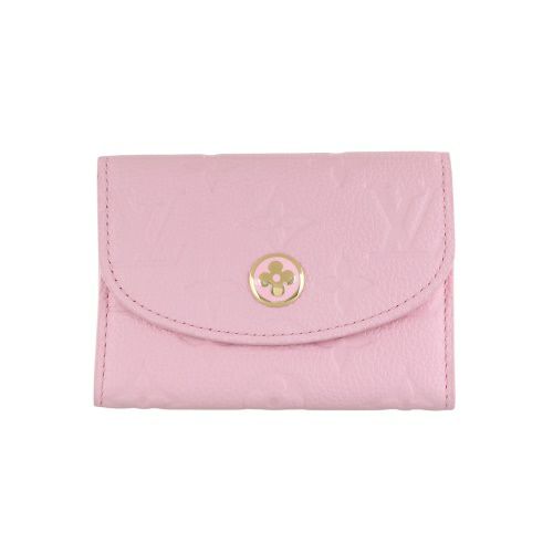 ルイヴィトン 二つ折り財布 モノグラム アンプラント ポルトモネ・ロザリ ピンク LOUIS VUITTON M14507 コットンキャンディー