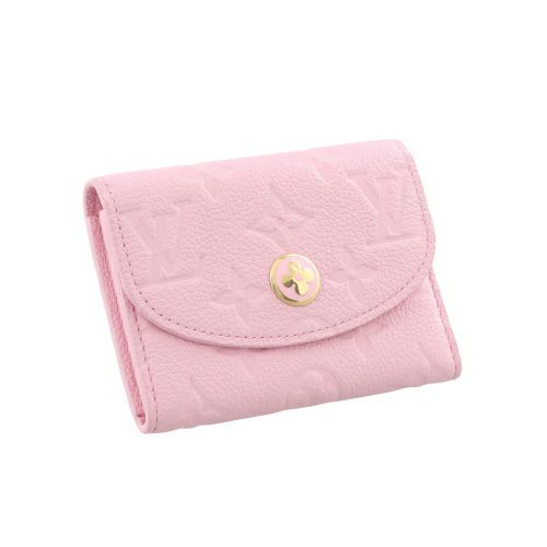ルイヴィトン 二つ折り財布 モノグラム アンプラント ポルトモネ・ロザリ ピンク LOUIS VUITTON M14507 コットンキャンディー