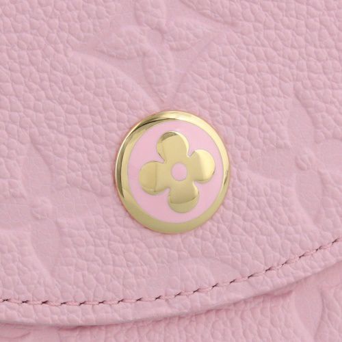 ルイヴィトン 二つ折り財布 モノグラム アンプラント ポルトモネ・ロザリ ピンク LOUIS VUITTON M14507 コットンキャンディー