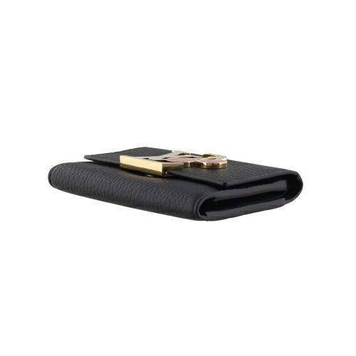 ルイヴィトン 三つ折り財布 トリヨン LVxTM ポルトフォイユ・カプシーヌ コンパクト ブラック LOUIS VUITTON M22889