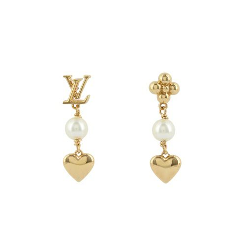 ルイヴィトン ピアス・ブルーミング パール ゴールド LOUIS VUITTON M02386