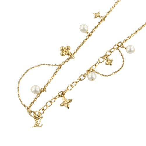 ルイヴィトン ネックレス・ブルーミング パール ゴールド LOUIS VUITTON M02642