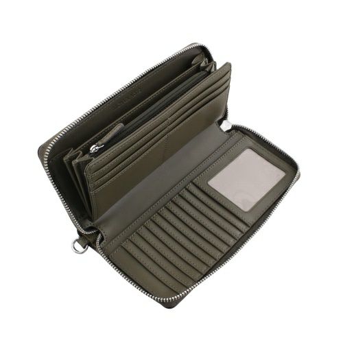 マイケルコース 長財布 レディース ジェット セット トラベル レザー トラベル コンチネンタル ラウンド ジップ カーキグリーン MICHAEL KORS 35F7STVE7L OLIVE