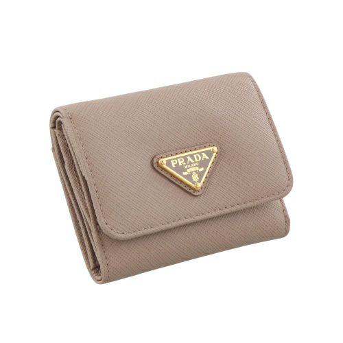 プラダ 三つ折り財布 レディース SAFFIANO TRIANGOLO ベージュ PRADA 1MH043 QHH F0236 CIPRIA