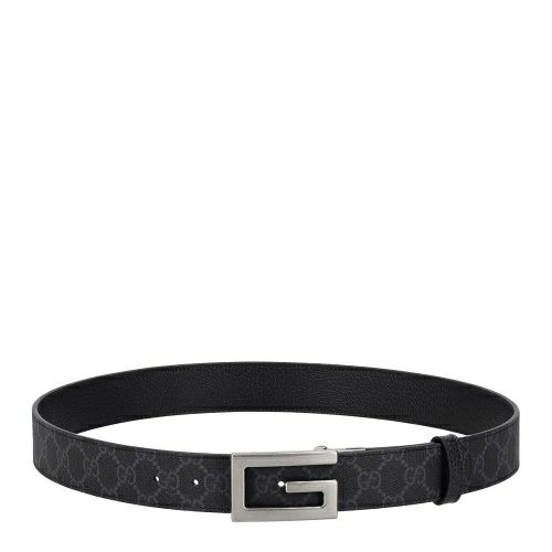 グッチ ベルト メンズ スクエアG バックル リバーシブル ベルト ブラック GUCCI 626974 K9GSN 1000