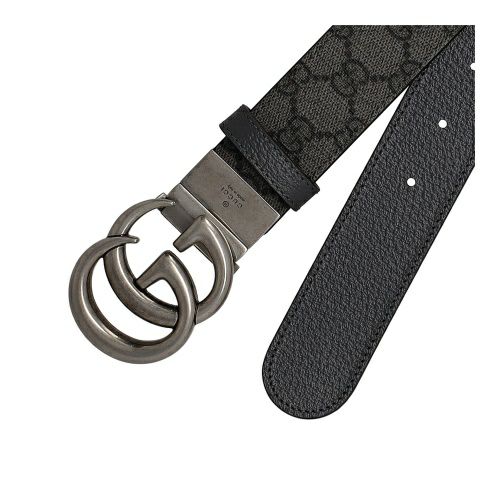 グッチ ベルト メンズ ダブルG リバーシブル ベルト ブラック GUCCI 627055 UULBN 1244