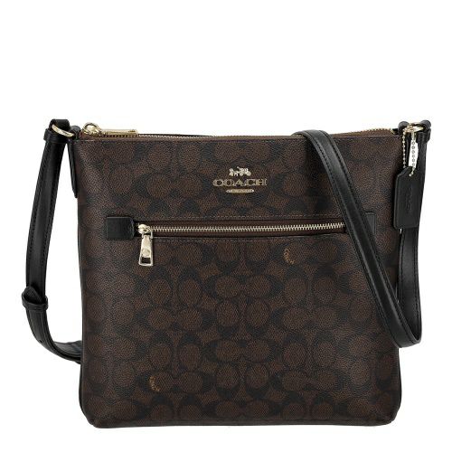 コーチ アウトレット ショルダーバッグ レディース ブラウン COACH OUTLET CCQ27 IMXAQ ウォルナット/ブラック