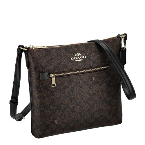 コーチ アウトレット ショルダーバッグ レディース ブラウン COACH OUTLET CCQ27 IMXAQ ウォルナット/ブラック
