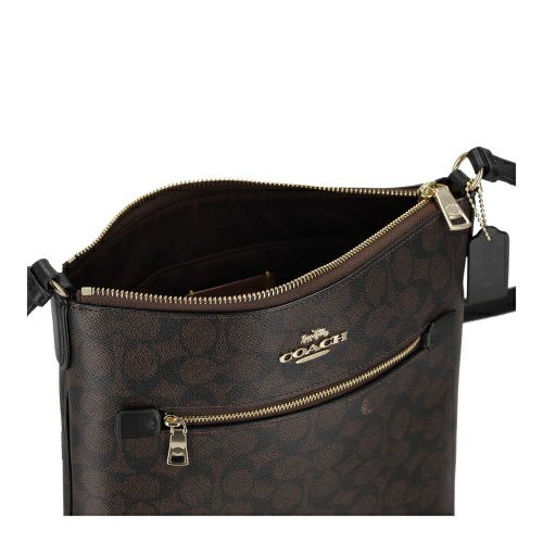 コーチ アウトレット ショルダーバッグ レディース ブラウン COACH OUTLET CCQ27 IMXAQ ウォルナット/ブラック