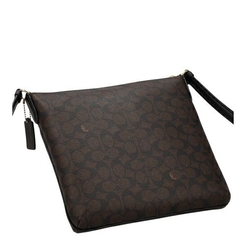 コーチ アウトレット ショルダーバッグ レディース ブラウン COACH OUTLET CCQ27 IMXAQ ウォルナット/ブラック