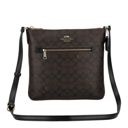 コーチ アウトレット ショルダーバッグ レディース ブラウン COACH OUTLET CCQ27 IMXAQ ウォルナット/ブラック