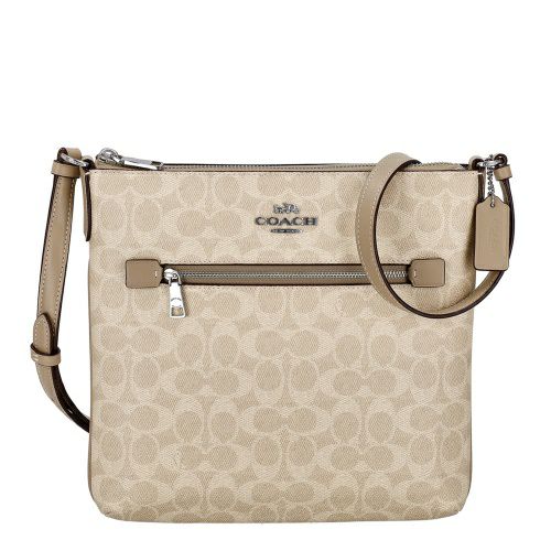 コーチ アウトレット ショルダーバッグ レディース ベージュ COACH OUTLET CCQ27 SVPWH サンド/トープ