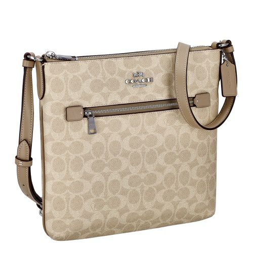 コーチ アウトレット ショルダーバッグ レディース ベージュ COACH OUTLET CCQ27 SVPWH サンド/トープ