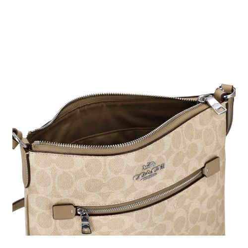 コーチ アウトレット ショルダーバッグ レディース ベージュ COACH OUTLET CCQ27 SVPWH サンド/トープ