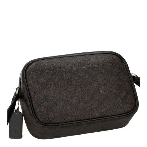 コーチ アウトレット ショルダーバッグ レディース ジェイミー カメラ バッグ・シグネチャー キャンバス ブラウン COACH OUTLET CZ186 IMXAQ ダークブラウン/ブラック