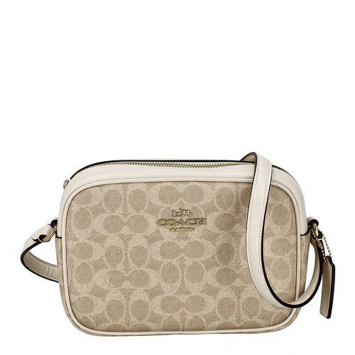 コーチ アウトレット ショルダーバッグ レディース ジェイミー カメラ バッグ・シグネチャー キャンバス ベージュ COACH OUTLET CZ186 IMXDM サンド/チョーク