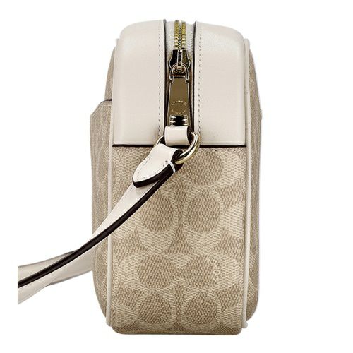 コーチ アウトレット ショルダーバッグ レディース ジェイミー カメラ バッグ・シグネチャー キャンバス ベージュ COACH OUTLET CZ186 IMXDM サンド/チョーク