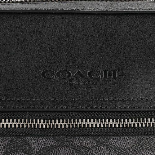コーチ アウトレット ショルダーバッグ メンズ ブラック COACH OUTLET CZ398 QBMI5 チャコール/ブラック