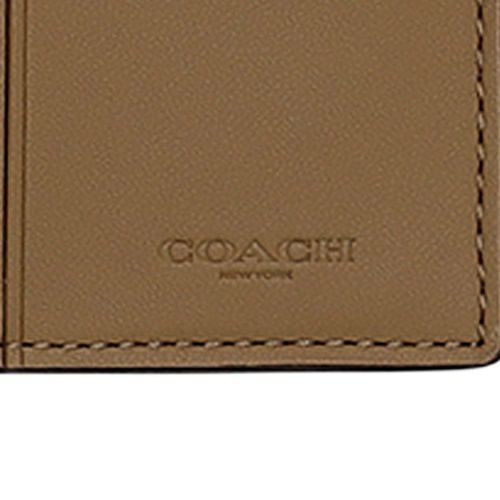 コーチ アウトレット 二つ折り財布 レディース シグネチャー ブラウン COACH OUTLET CCQ09 IMXI9