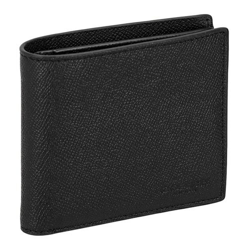 コーチ アウトレット 二つ折り財布 メンズ コイン ウォレット ブラック COACH OUTLET CU371 QB/BK