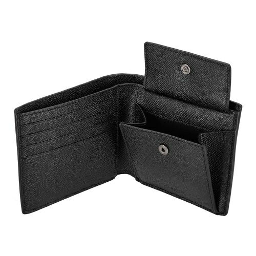 コーチ アウトレット 二つ折り財布 メンズ コイン ウォレット ブラック COACH OUTLET CU371 QB/BK