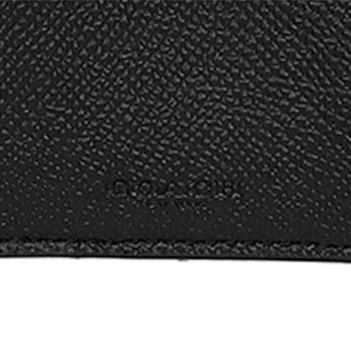 コーチ アウトレット 二つ折り財布 メンズ コイン ウォレット ブラック COACH OUTLET CU371 QB/BK