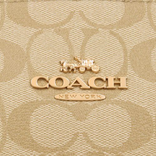 コーチ アウトレット トートバッグ レディース ギャラリー トート・シグネチャー キャンバス ベージュ COACH OUTLET CS187 IMDQC ライトカーキ/チョーク