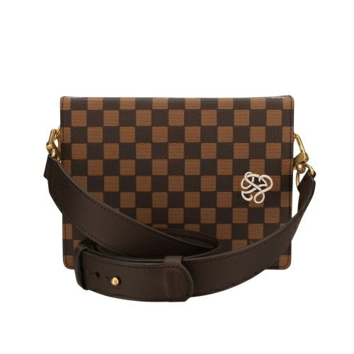 ルイヴィトン ショルダーバッグ ダミエ ブック メッセンジャー ブラウン LOUIS VUITTON N40811