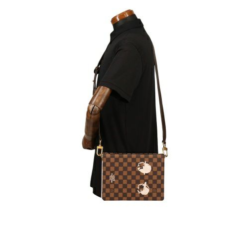 ルイヴィトン ショルダーバッグ ダミエ ブック メッセンジャー ブラウン LOUIS VUITTON N40811